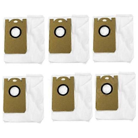 Lot de 6 sacs pour aspirateur robot Abir R30 (pièces détachées).