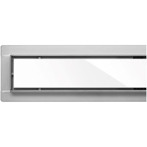 Duschrinne, Bodenablauf 70cm White Glass (1/5)