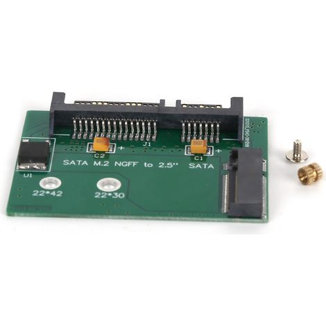 M.2 NGFF auf SATA 3 2,5-Zoll-Adapterkarte für SSD-Festplatten – PC-Zubehör (1/5)