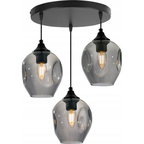 Lámpara de techo colgante de cristal moderna (1/5)