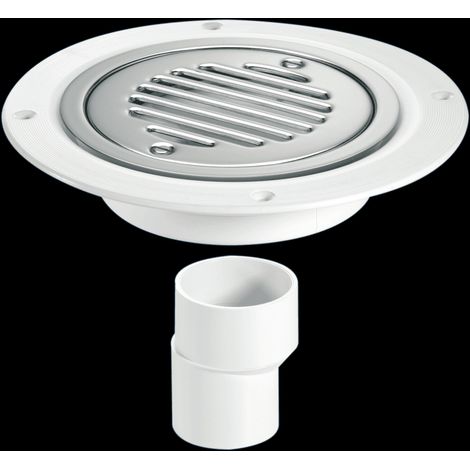 McAlpine Untrapped Gully, Clamp Ring, Cover Plate, 2" Vertical (1/2)