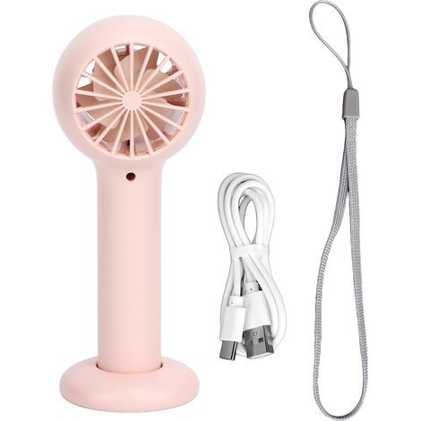 Ce ventilateur portatif est ultra-silencieux, possède trois vitesses de ventilation réglables et est un mini ventilateur portable, ce qui en fait un cadeau d'été parfait. (1/4)
