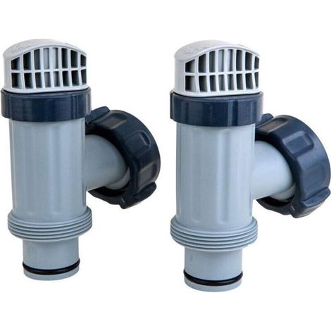 Lot de 1 valves piston hors sol avec joints et crous