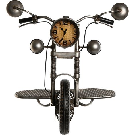 Reloj Pared Metal 60X30X78 Estanteria Plateado (1/5)