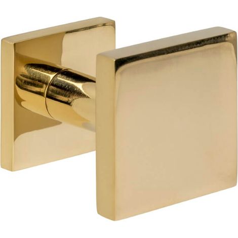 Poignée de porte avant Castor Carré en laiton - 0013.393049