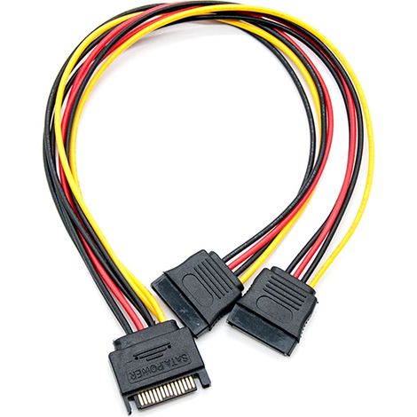 Cavo di alimentazione del duplicatore SATA a SATA 2 SATA