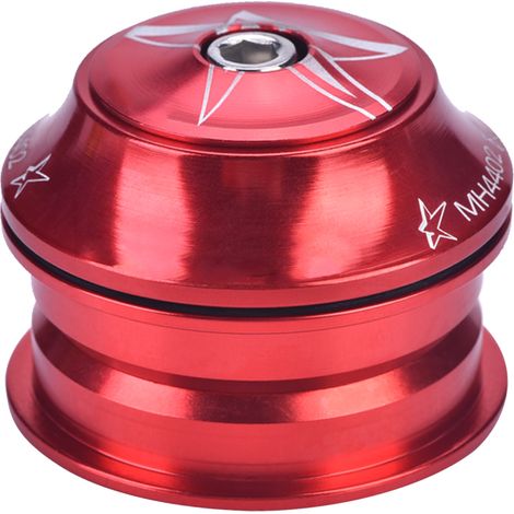 Vorbau für Fahrradgabel aus Aluminiumlegierung, Ersatzteil für Fahrradhelme (rot).