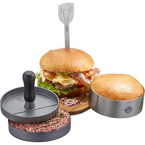 Kit de Hamburguesa de 3 Piezas - Barbacoa - Gefu (1/2)