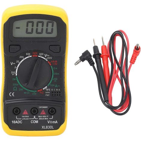 Digitales Multimeter mit automatischer Bereichswahl, hoher Genauigkeit, AC/DC-Voltmeter, Ohm-, Volt- und Amperemeter-Tester