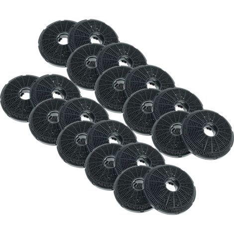 vhbw 20x Filtro a carboni attivi sostituisce Silverline AF110 per cappe aspiranti
