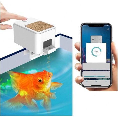 Automatischer Fischfutterautomat, automatischer Fischfutterautomat mit WLAN