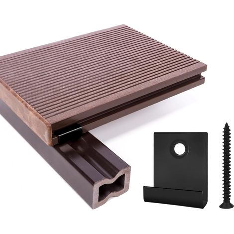 clips pour terrasse en composite 30pcs-Hidden couvercle clip (1/5)
