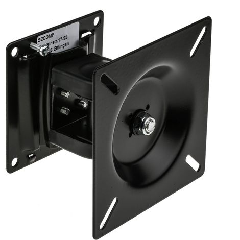 Rs Pro – Support TV mural 24 pouces – Charge max 15 kg – Configurations VESA 75x75 mm et 100x100 mm – Couleur noire moderne - 24pouce