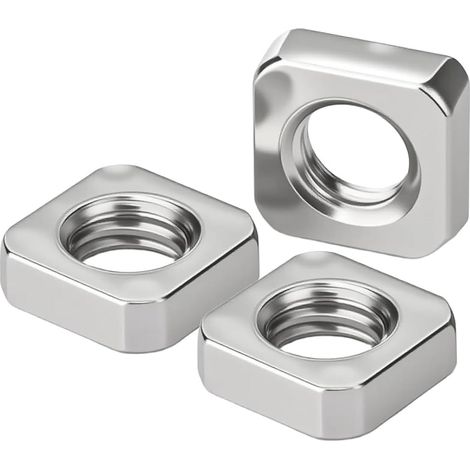 à 50 pièces DIN562 M3 M12 Écrous carrés minces en acier inoxydable A2 (1/5)