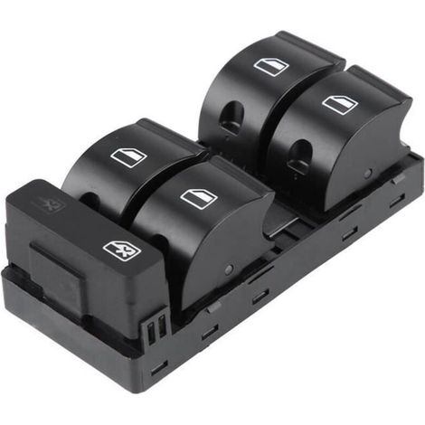 Dilwe 8ED95985 Bouton de commutation de commande de fenêtre électrique pour AUDI A4 B6 B7 (1/4)