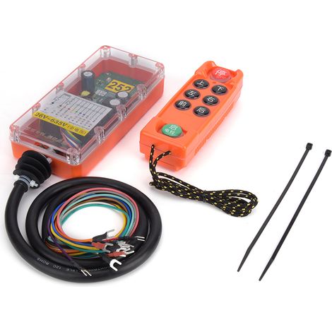 Télécommande industrielle sans fil émetteur récepteur 400 canaux 26V-635V pour contrôle de machines (1/5)