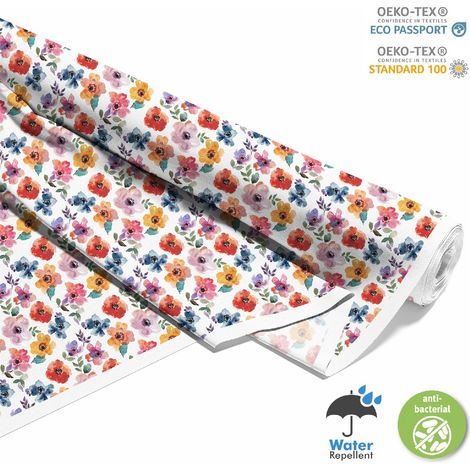 TESSUTI DECORATIVI PER ESTERNI OXFORD - Motivo Fiori I DX5282 (1/5)