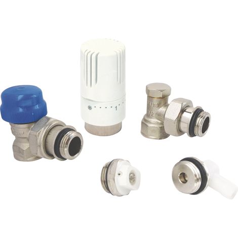 Kit avec tête thermostatique à dilatation de cire (1/3)