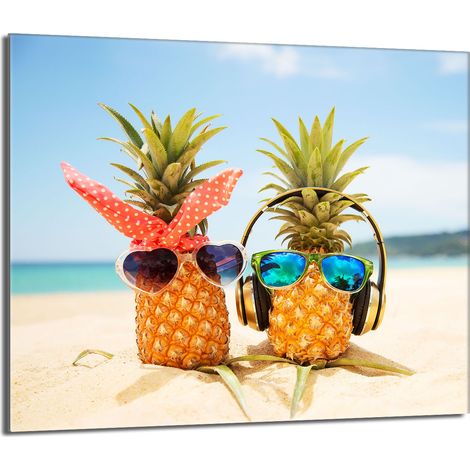 Protector de cristal para estufa 60x52 Piña (1/5)