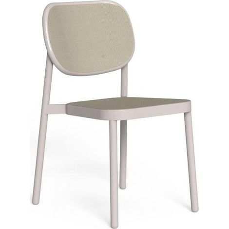 Talenti Meg Sedia Pranzo Bianco Tortora