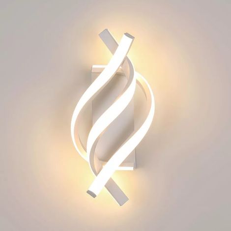 murale Applique moderne à LED en spirale 3000K éclairage intérieur lampe de chevet pour la maison (1/4)