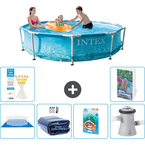 Frame Pool Rund - 305x76 cm - 7-teilig S46