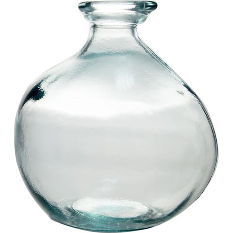 Table Passion - Vase bouteille Simplicity 18 cm en verre recyclé