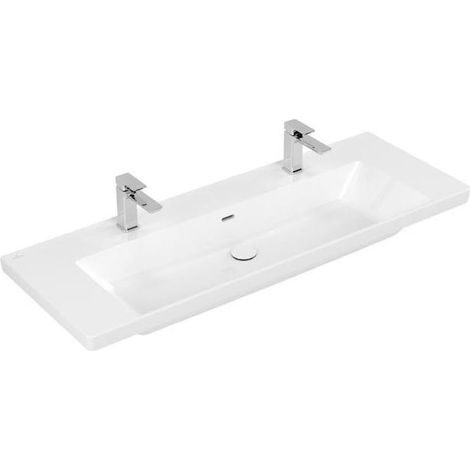 Villeroy & Boch Subway 3.0 Schrankwaschtisch, 2 Hahnlöcher, mit (1/5)