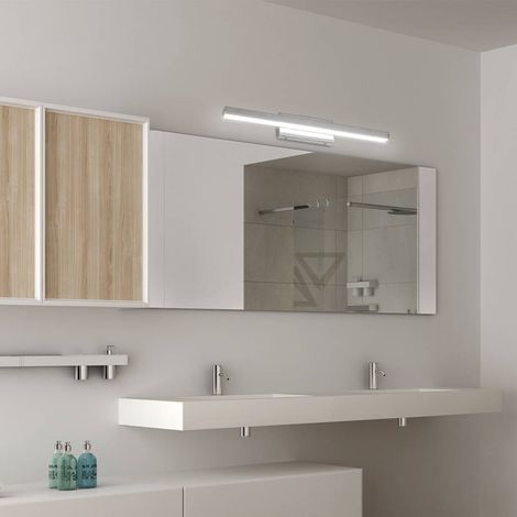 Applique bagno sopra specchio John LED 18W cromo IP44 (1/5)