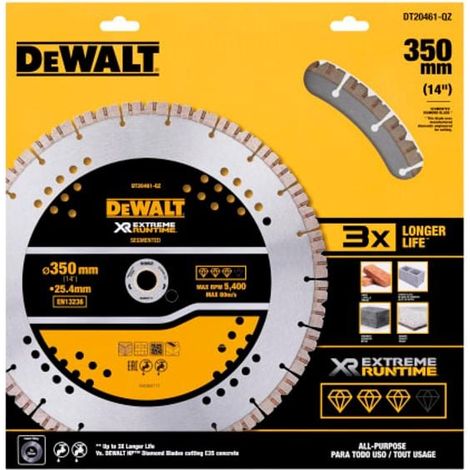 DeWalt Elite Series All Purpose Diamond Wheel 355 X 25. 4mm