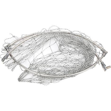 Filet de capture 39cm, tête d'épuisette en nylon tressé large maille, pour pêche et oiseaux (1/5)