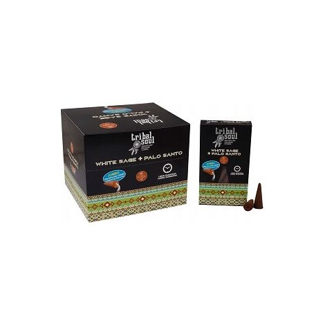 Varitas de incienso Tribal Soul BF - Salvia blanca + Palo Santo