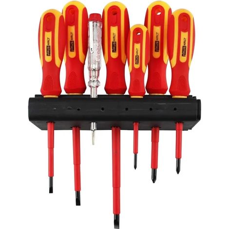 Destornillador Haushalt 7 piezas aislado ergonómico (1/3)