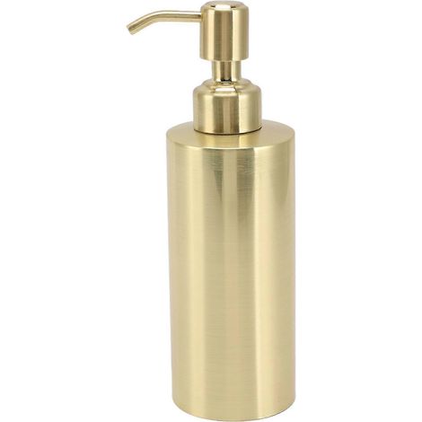 Filiyano-Pompe à savon en acier inoxydable doré pour salle de bain et cuisine - Pompe à savon pour les mains, le liquide vaisselle ou la lotion (1/5)