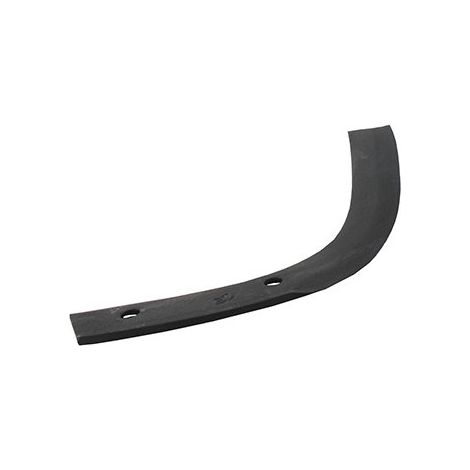Cuchillo de fresado recto para motocultor adaptable a modelos Honda 501 - Longitud: 230mm, diámetro de agujero ø 11mm, distancia entre agujeros 81mm. Tipo Bineur.