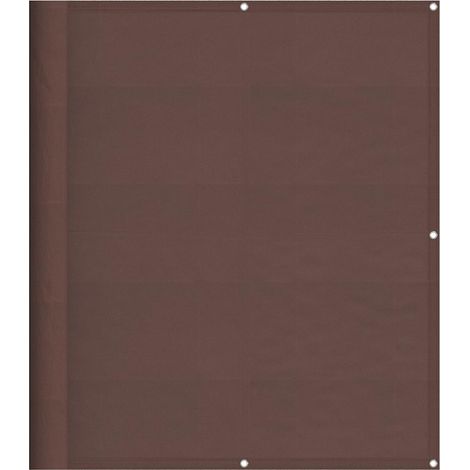 Balcony Screen Brown 120x800 cm 100% Polyester Oxford vidaXL