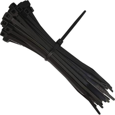 Attache Câble - - 150 mm x 2,5 mm - Nylon - Noir - Lot de 100 Pièces (1/4)