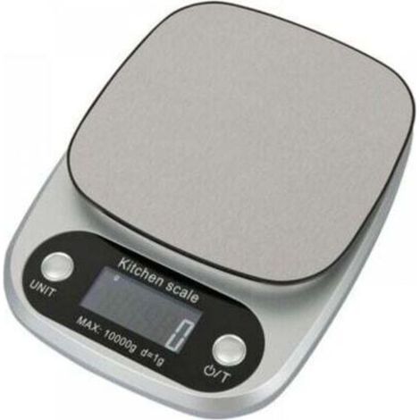 Balance électronique en acier inoxydable 10kg/1g, balance de cuisine numérique, oz pour cuisiner et cuire