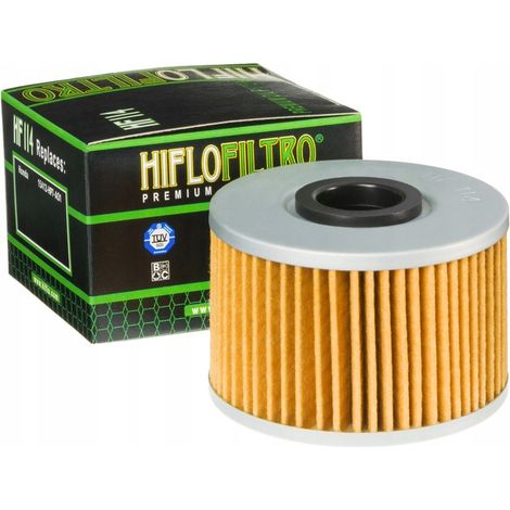 Filtro de aceite Hiflo HF114 HF 114 Trx Fourtrax Rancher 420 520 Foreman (1/3)