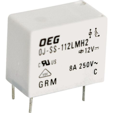 TE Connectivity OJ-SS-112LMH2,005 Printrelais 12 V/DC 8 A 1 Schließer 1 St.