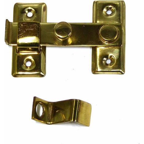 Battente reversibile 8 cm in ottone lucido EDM (1/4)
