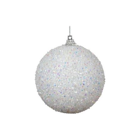 BOLA 8CM BLANCO BRILLO