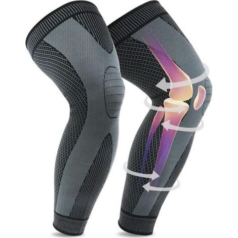 Genouillères Sport Hommes & Femmes Attelle Genou, Respirantes Antidérapantes Élastique Compression Genouilleres Médicales (1/3)
