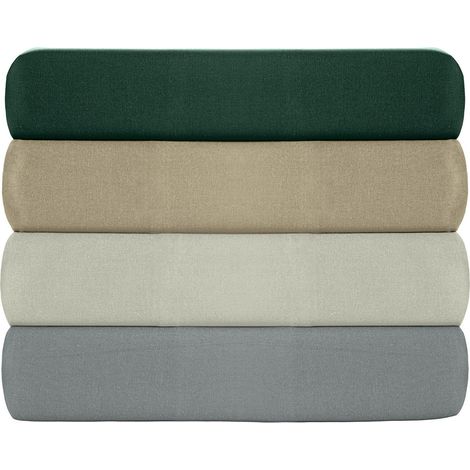 Sábanas ajustables, sábanas para colchón, sábanas para cama Sheet Verde (1/4)