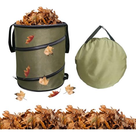 Sacs à déchets de jardin, sacs à déchets imperméables et résistants aux déchirures (91 L) (1/3)