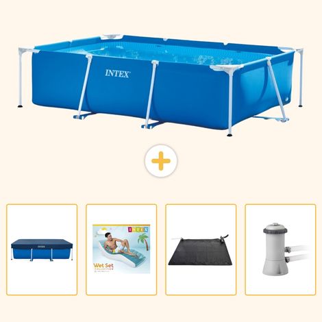 Intex Piscine Tubulaire Rectangulaire - 300x200x75 cm - 5-pièces S45 (1/5)