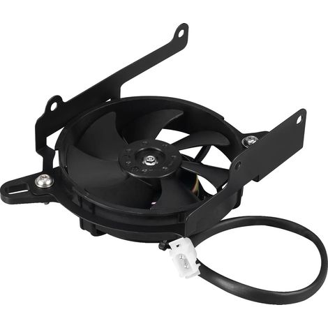Kit de ventilador de refrigeración, mayor flujo de aire, construcción duradera, negro. (1/2)