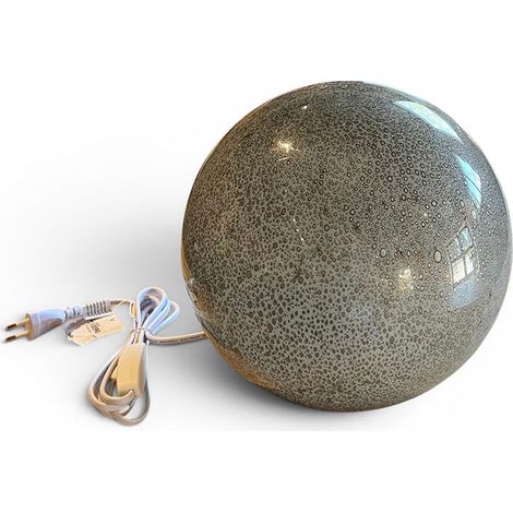 Lampe boule Galaxie Grise 24x24x23cm (1/2)