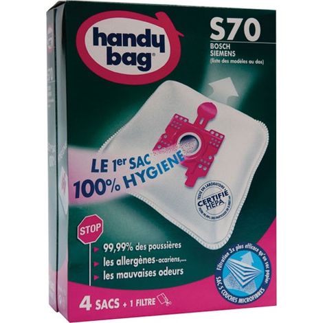 Handy Bag S70 bolsa aspiradora de alta filtración 5 capas