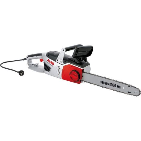 tronçonneuse électrique EKI 2200/40, moteur électrique d'une puissance de 2.200 W, longueur de coupe de 40 cm, dispositif de tendeur rapide pour une tension ou un échange sans outil de la chaîne, et l (1/4)